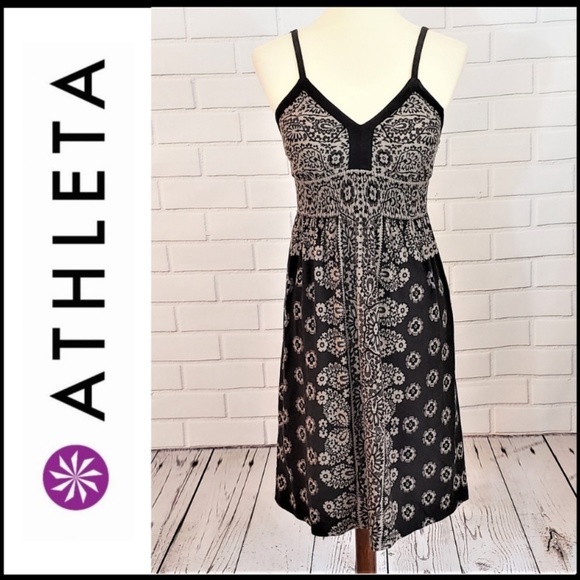 Athleta Dresses & Skirts - ATHLETA Built In Bra Smocked Sun Dress